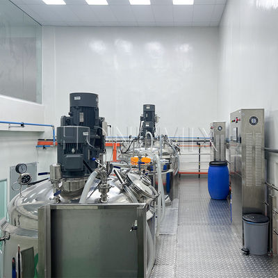 Hygiene Vacuum Emulsifying Mixer 2000L 3000L Mesin Pabrik Pasta Gigi