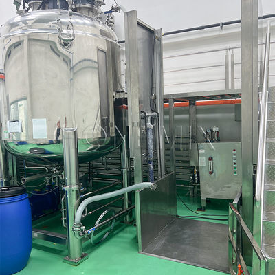Hygiene Vacuum Emulsifying Mixer 2000L 3000L Mesin Pabrik Pasta Gigi