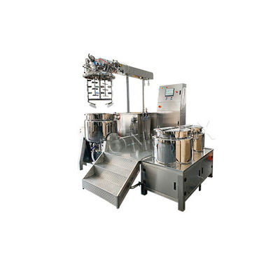 Disesuaikan Vacuum Emulsifying Mixer Mesin pembuatan gel otomatis