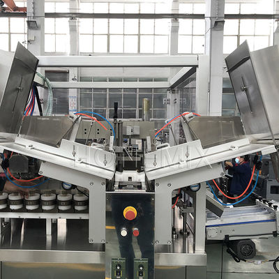 Otomatis Kecepatan Tinggi Dua Kepala tabung mengisi Sealing Carton Packing Machine
