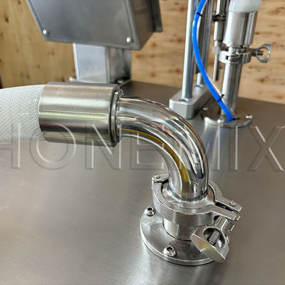 Mesin pengisi botol minyak wangi semi otomatis