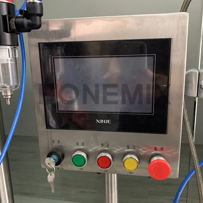 Mesin Penuh Gel Rambut Semi Otomatis Penyedap Semprotan Aerosol