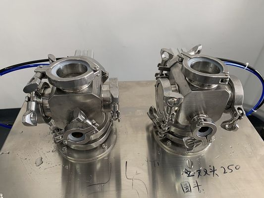 Mesin pengisi piston vertikal Pneumatic Control Cream Filler Machine 2 kepala