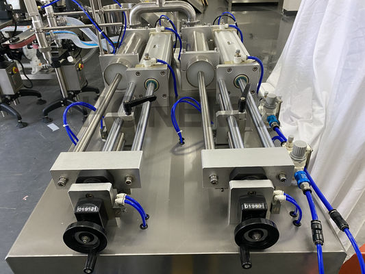 Mesin Penuh Disinfeksi Gel Deterjen Horizontal Dua Nozzles Mesin Penuh Semi Otomatis