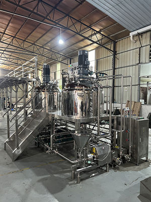 Vacuum Emulsifying Mixer Mesin Membuat Lotion Krim Tubuh
