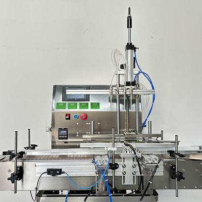 deterjen cair 4 Nozzles Mesin pengisian pompa magnetik cair